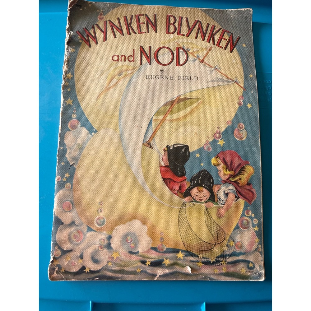 Vintage 1941 Wynken Blynken and Nod Eugene Field Whitman‎ Publishing Book
